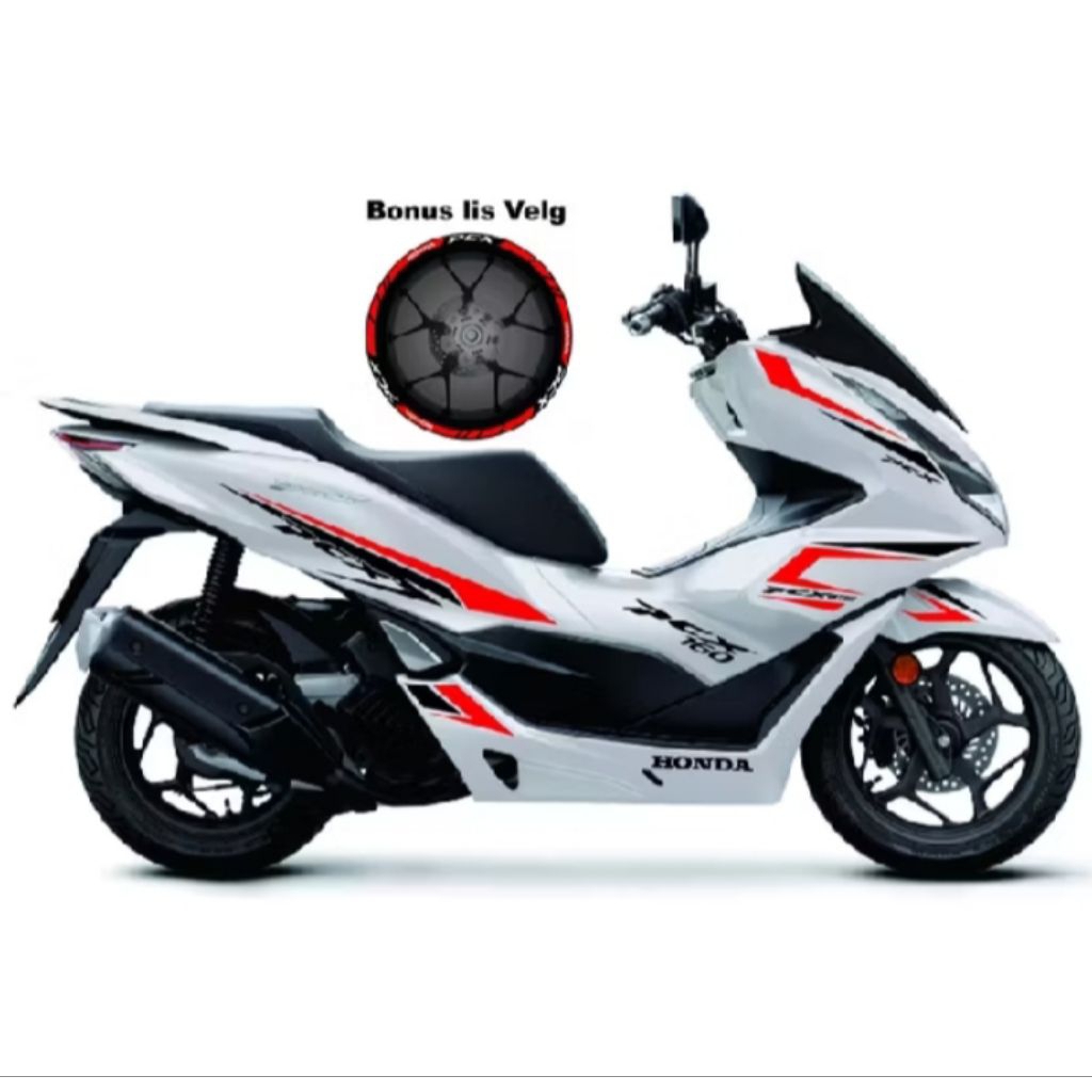 Cutting Setiker Striping PCX Putih 160.