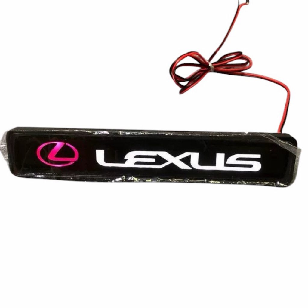 Emblem Grill Depan Lexus LED Lampu Menyala - Logo Lexus Variasi Grill Mobil