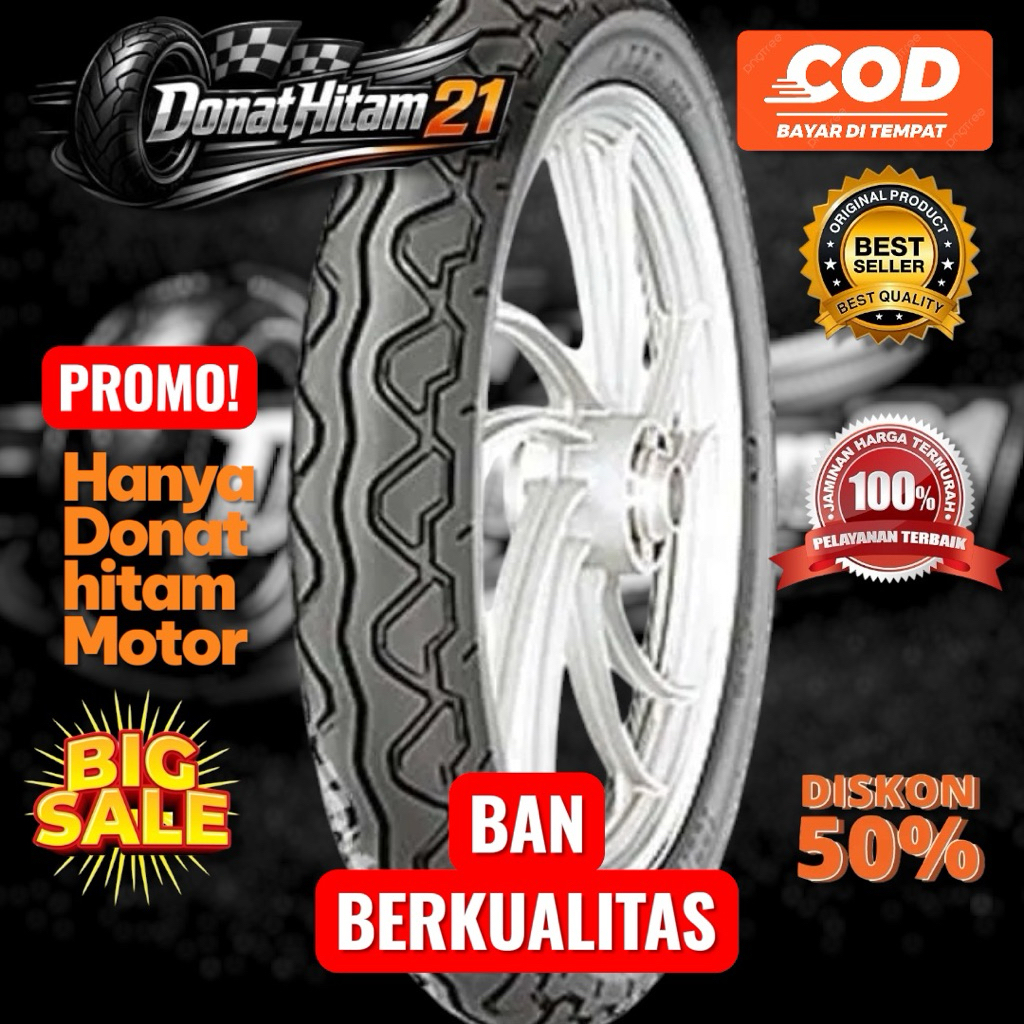 BAN TUBLES UKURAN 100/90-17 MEREK IRC BAN MOTOR VERZA BELAKANG TUBELESS