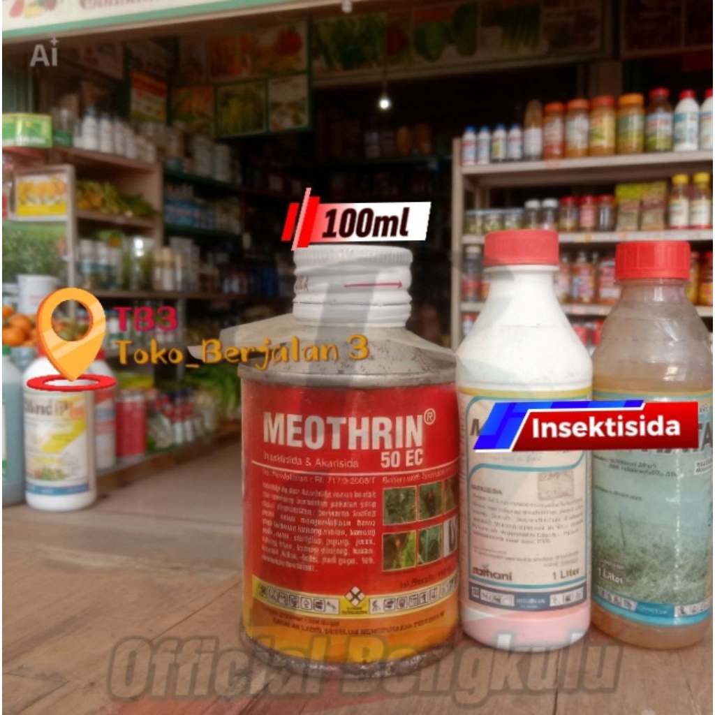 Insektisida dan Akarisida MEOTHRIN 50EC 100ml Pengendali Hama Berbagai Tanaman
