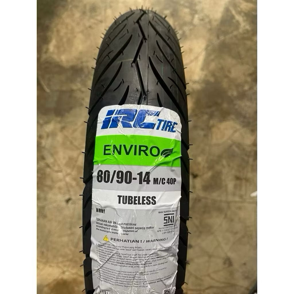 IRC Ban motor metic uk 80/90-14 merk IRC ENVIRO