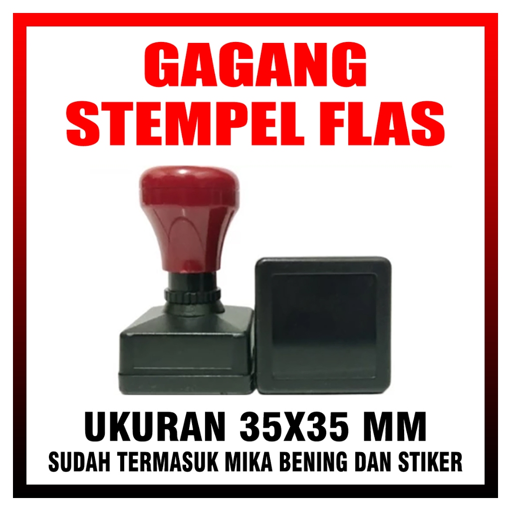 Gagang Stempel Flash 35x35 / Gagang Stempel Flash