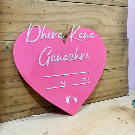 Papan Nama Bayi / Papan Bayi Newborn / Felt Letter Board Set / Papan Huruf Letter Board / Letter Boa