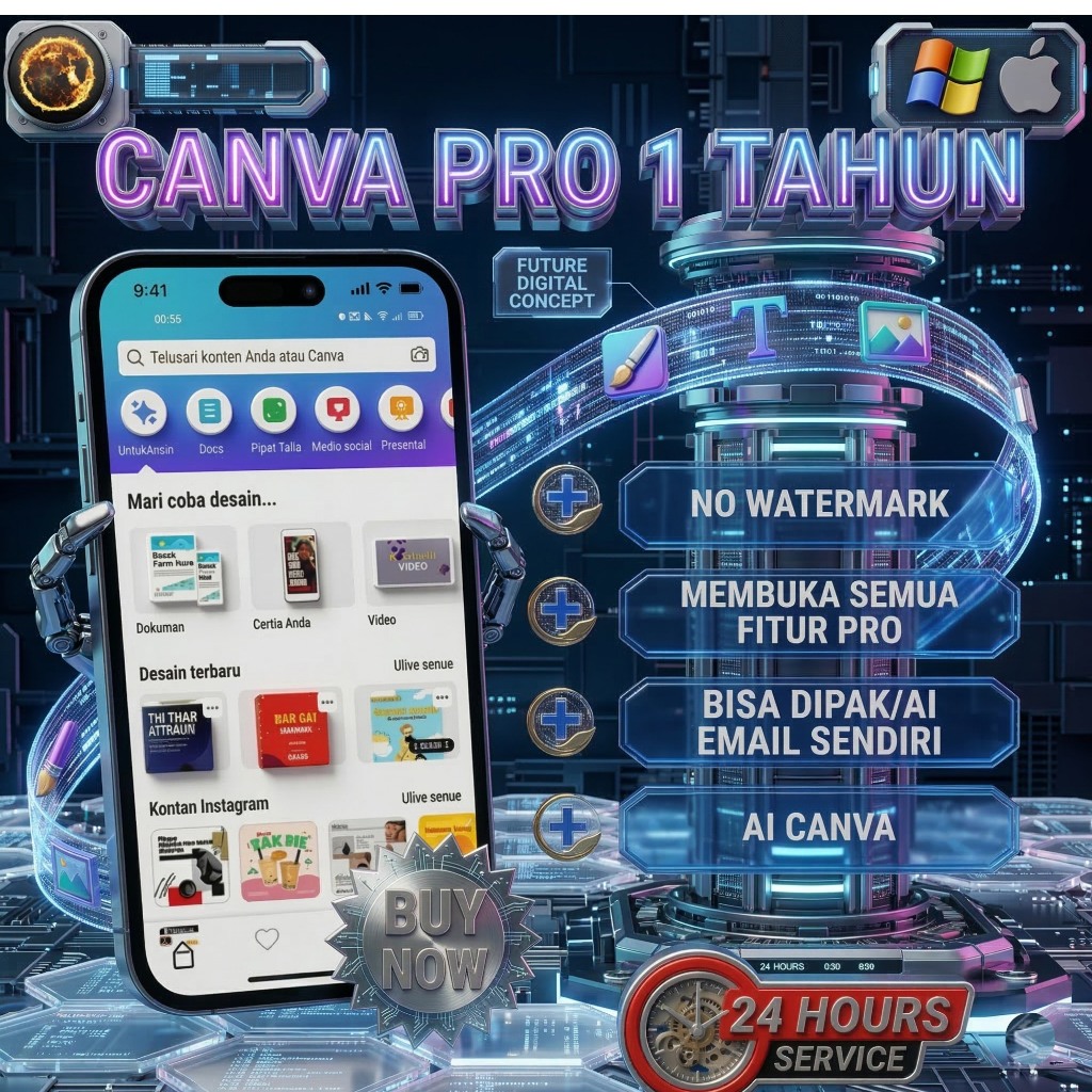 1000++ TEMPLATE CANVA PRO PREMIUM LIFETIME