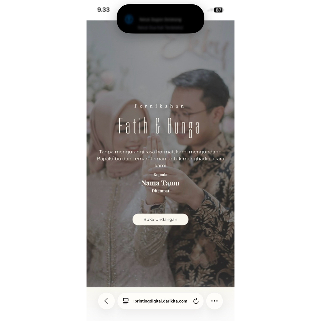 UNDANGAN DIGITAL WEB