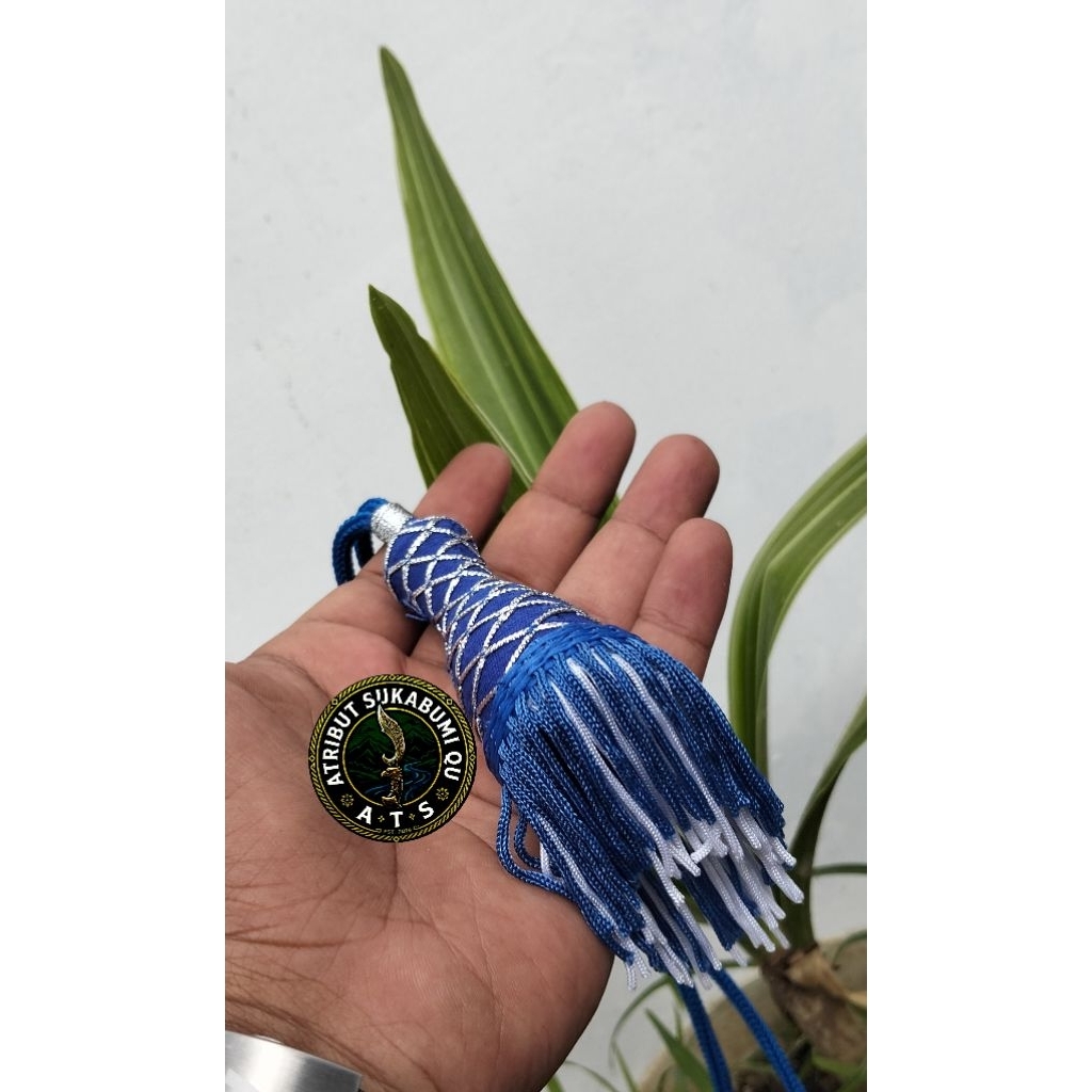 Rumbai Pedang Pora Pama/ tali rumbai pedang pora warna biru