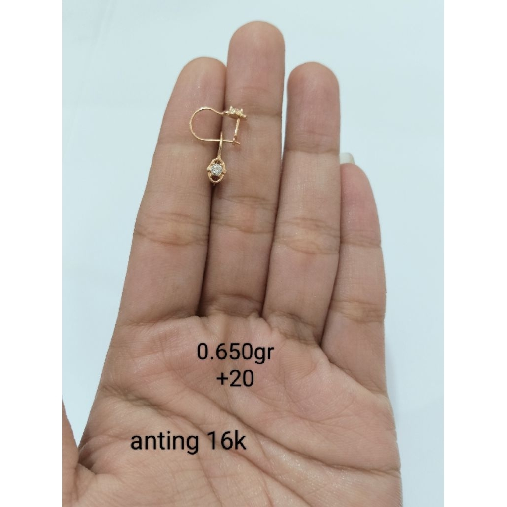 anting emas 16 karat