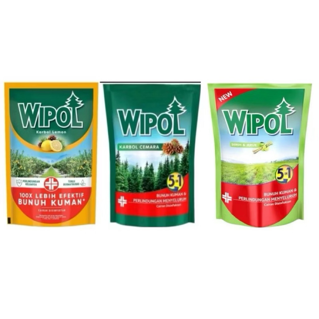 wipol karbol refill 720 ml Wipol karbol cemara