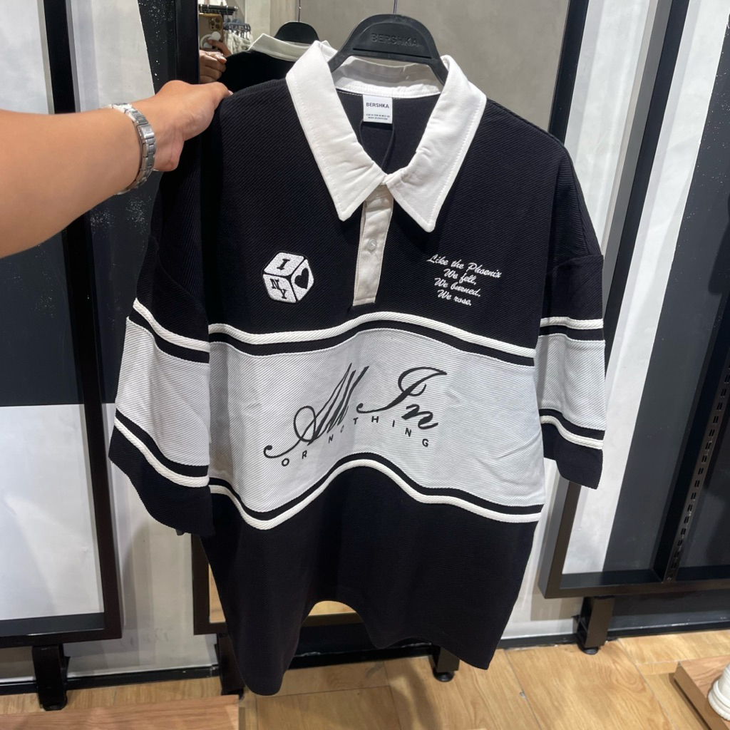 Polo Varsity BERSHKA MEN Jastip (jasa titip)