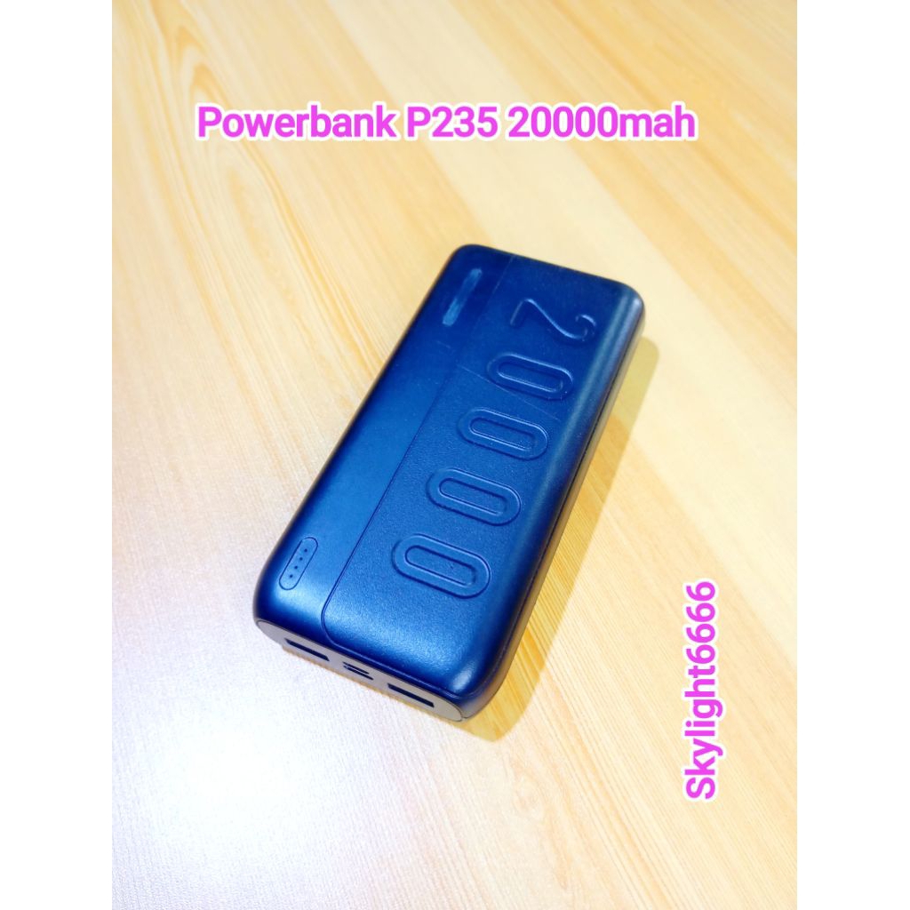 PowerBank P235 20000mah Returan/Rusak