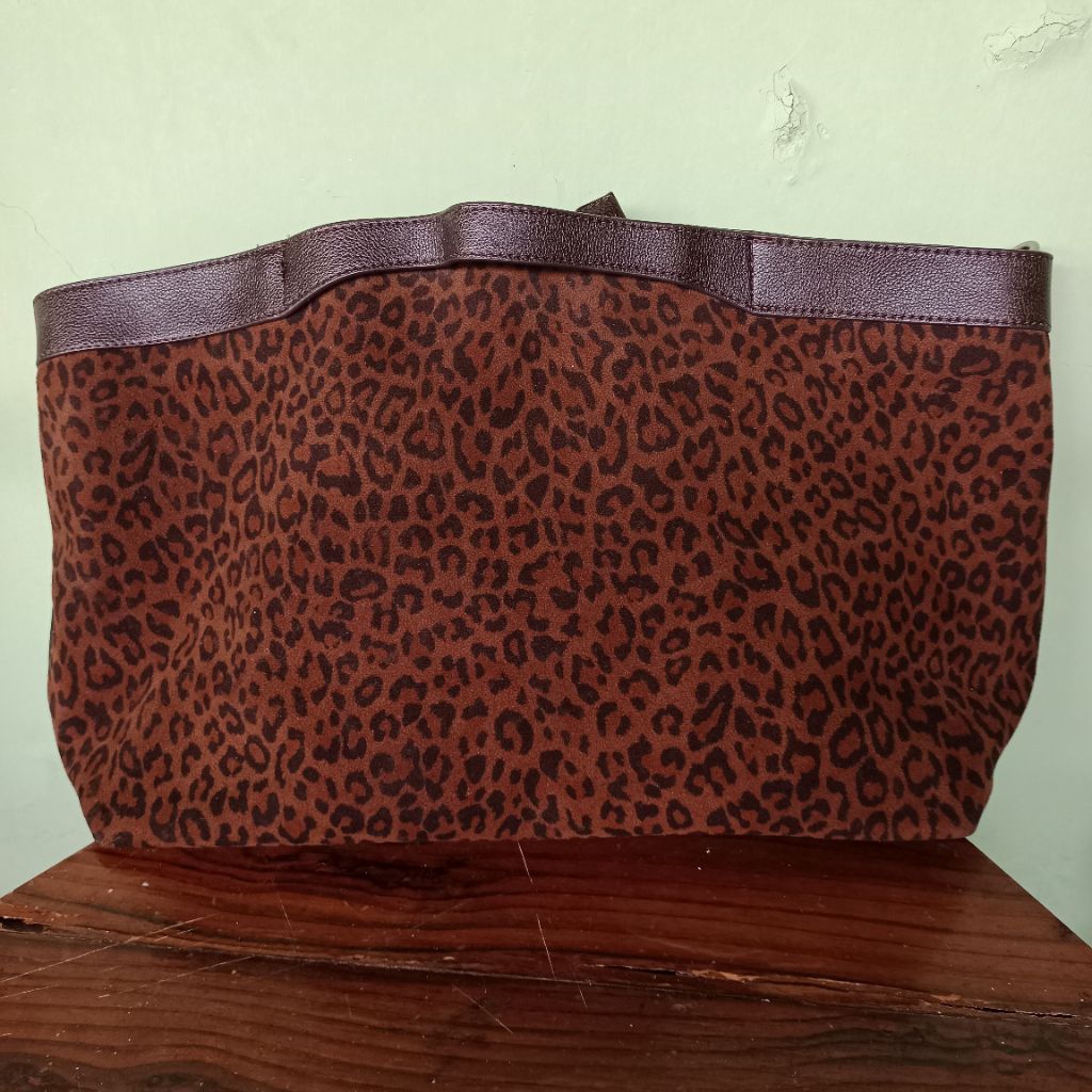 royal cuir leopard bag