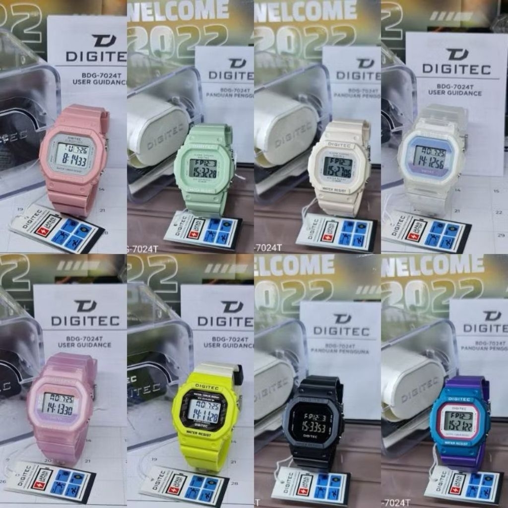 DIGITEC DG7024 / DG 7024 / DG-7024 / DG 4088 / DG-4088 / DG4088 Watch Jam Tangan ORIGINAL Best Selle