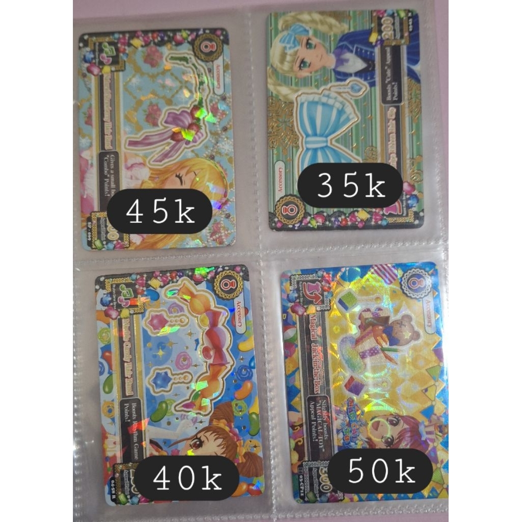 WTS kartu Aikatsu acc card original