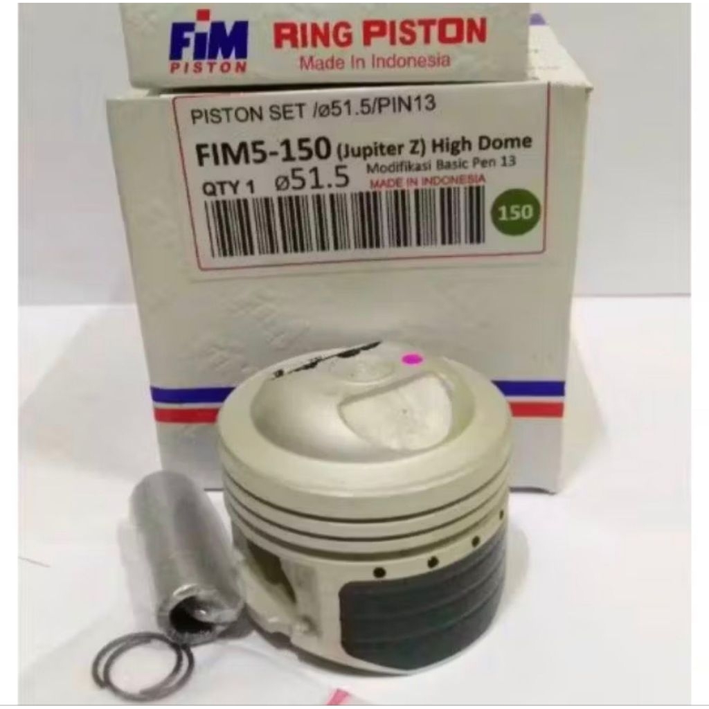 Piston Set FIM 5 original 100% high dome Jupiter vega crypton zr z1 force fi seher jenong diameter 5
