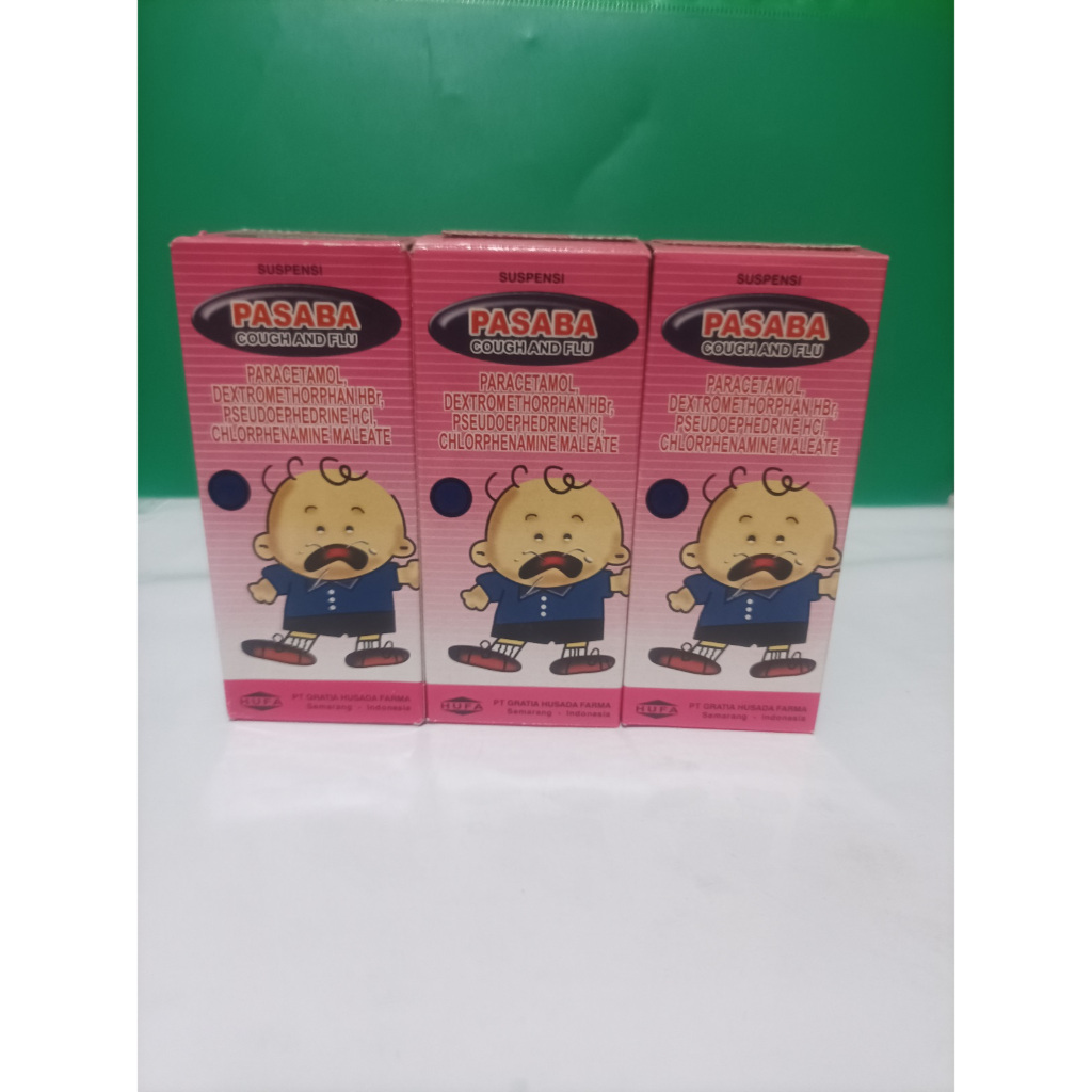 PASABA COUGH & FLU sirup 60ml untuk batuk pilek demam anak