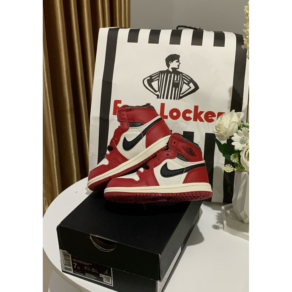 PRELOVED AIR JORDAN 1 LOST N FOUND KIDS