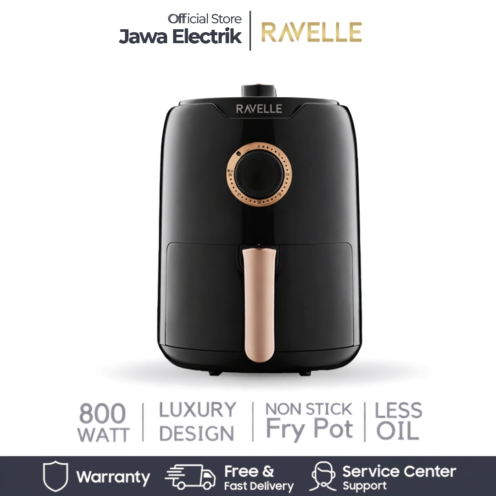 Air Fryer Ravelle - Digital Air Fryer - Mengoreng Tanpa Minyak