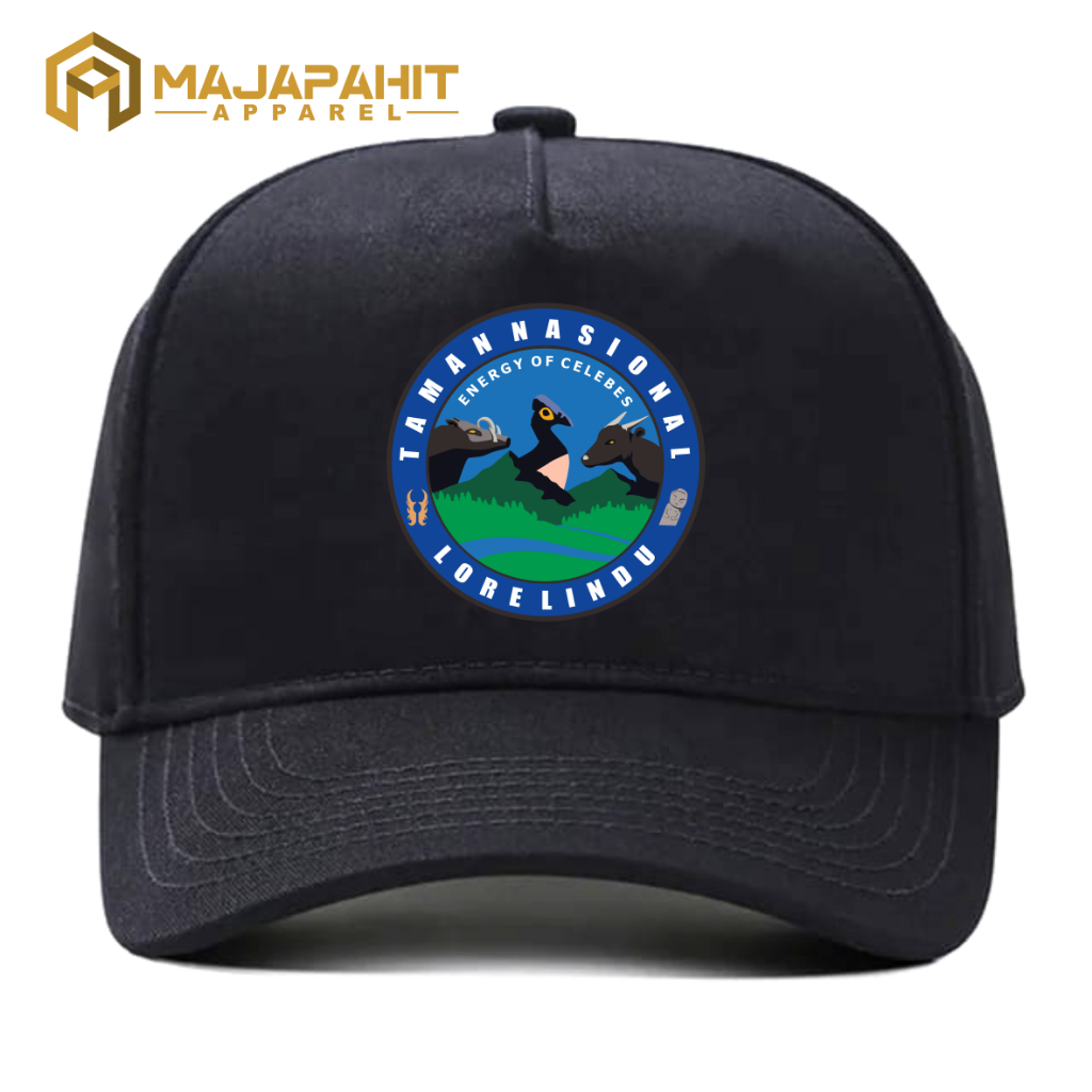Topi Balai Taman Nasional Lore Lindu Baseball Full Kain Premium - Majapahit Apparel