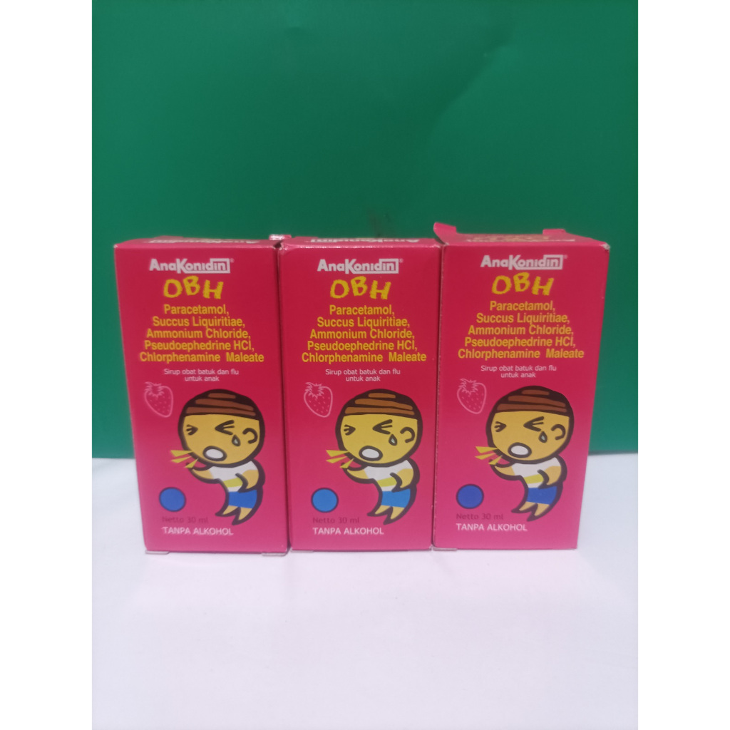 OBH ANAKONIDIN SIRUP ANAK 60ml obat untuk batuk pilek demam