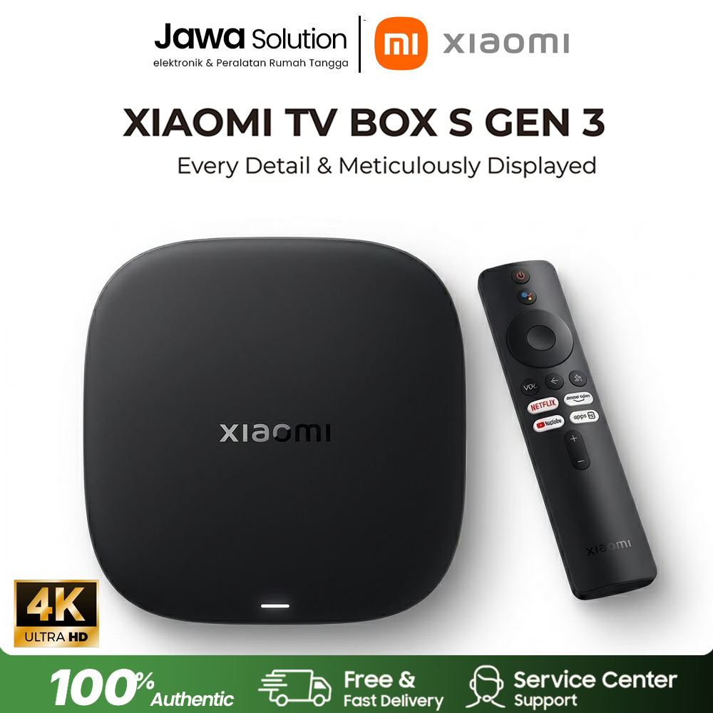 TV BOX XIAOMI TV BOX S (3rd Gen) 4K UHDDOLBY VISION GARANSI RESMI XIAOMI