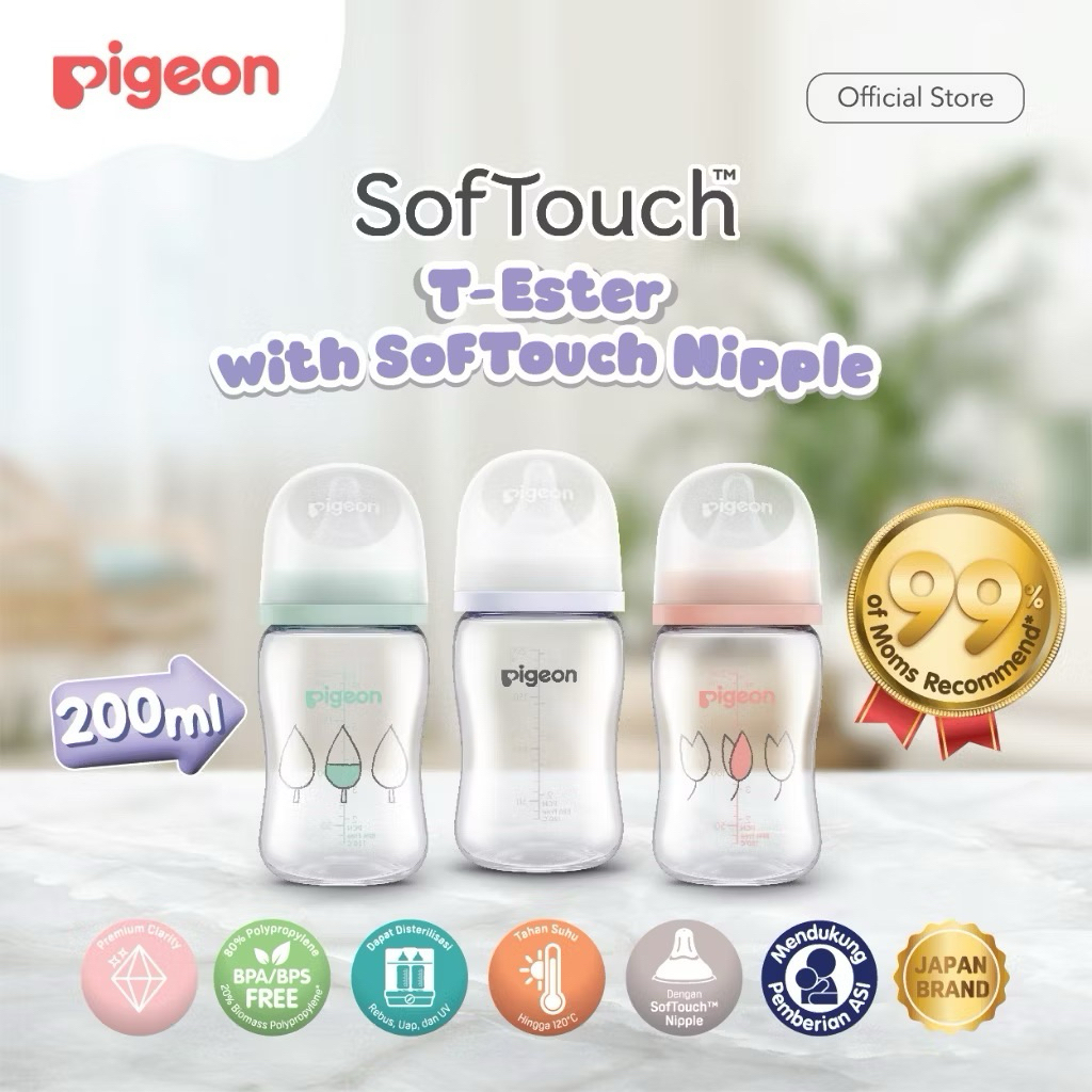 Pigeon Soft Touch Wide Neck T-Ester 200ml