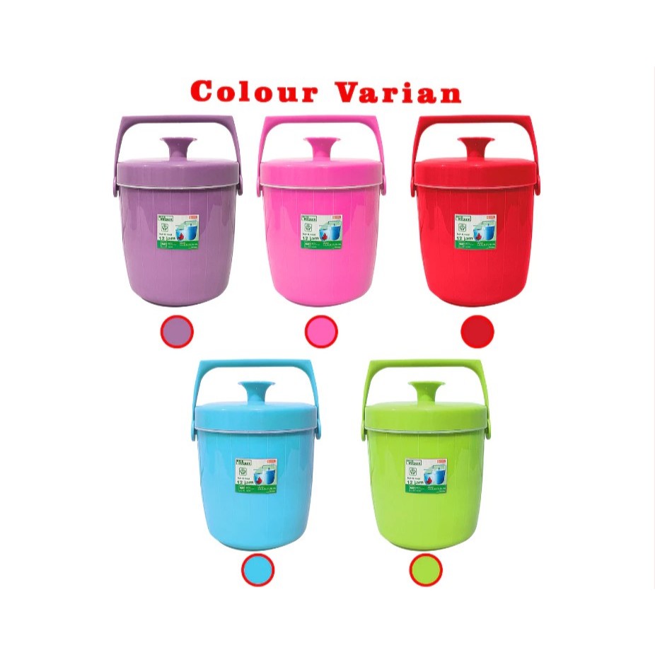 MJ RICE BUCKET MACAROON / ICE BUCKET / TEMPAT NASI & ES / TERMOS NASI & ES