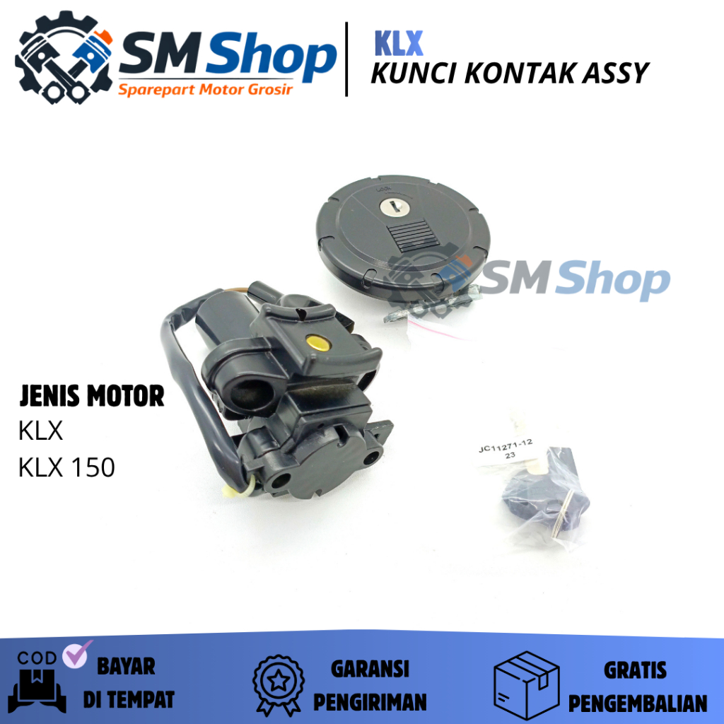 KLX KUNCI KONTAK ASSY KEY SATU SET + TANGKI MOTOR KLX / KLX 150 HIGH QUALITY KAWASAKI