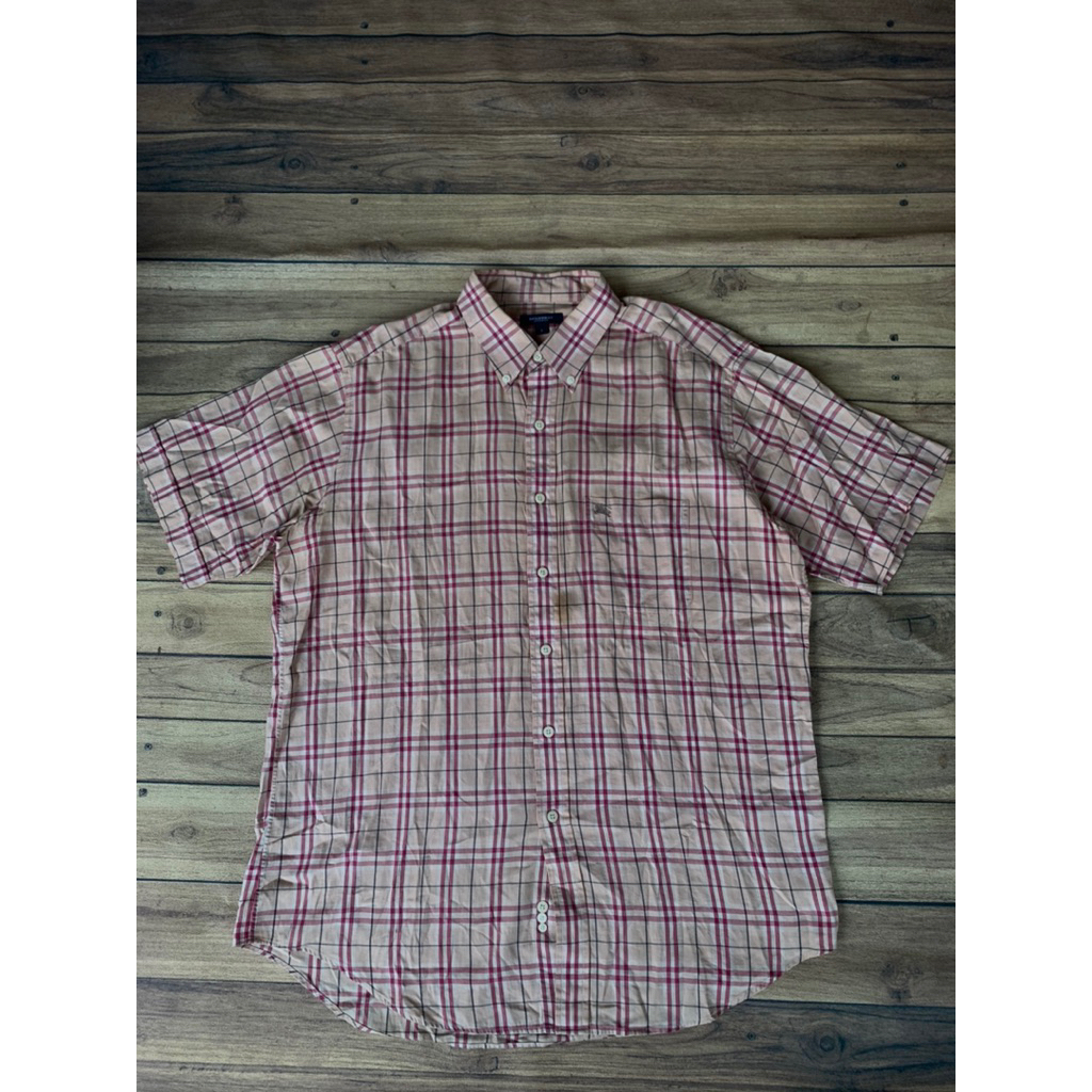 burberry button shirt