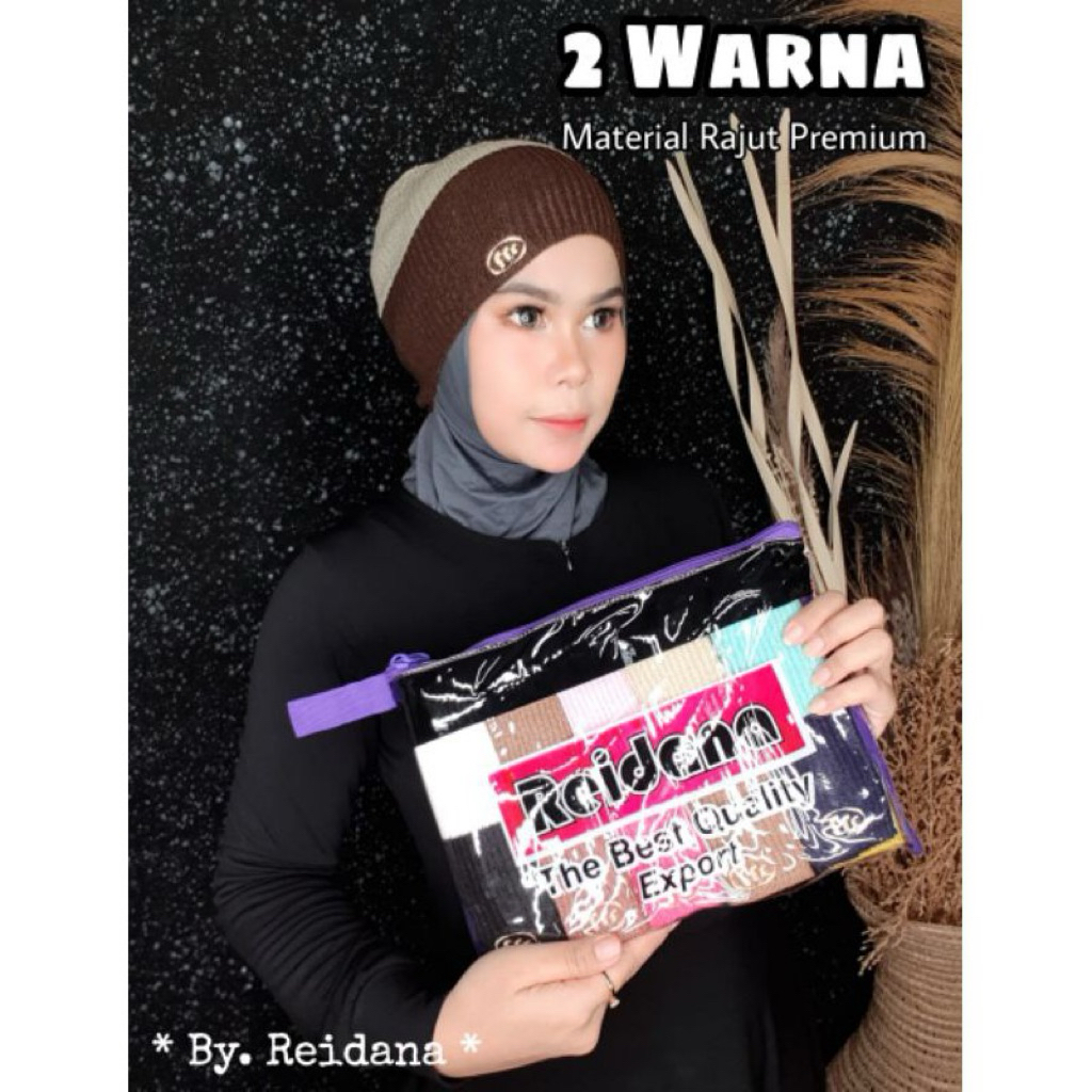 INNER RAJUT 2 WARNA // INNER PREMIUM REIDANA // DALAMAN HIJAB INNER RAJUT 2 WARNA