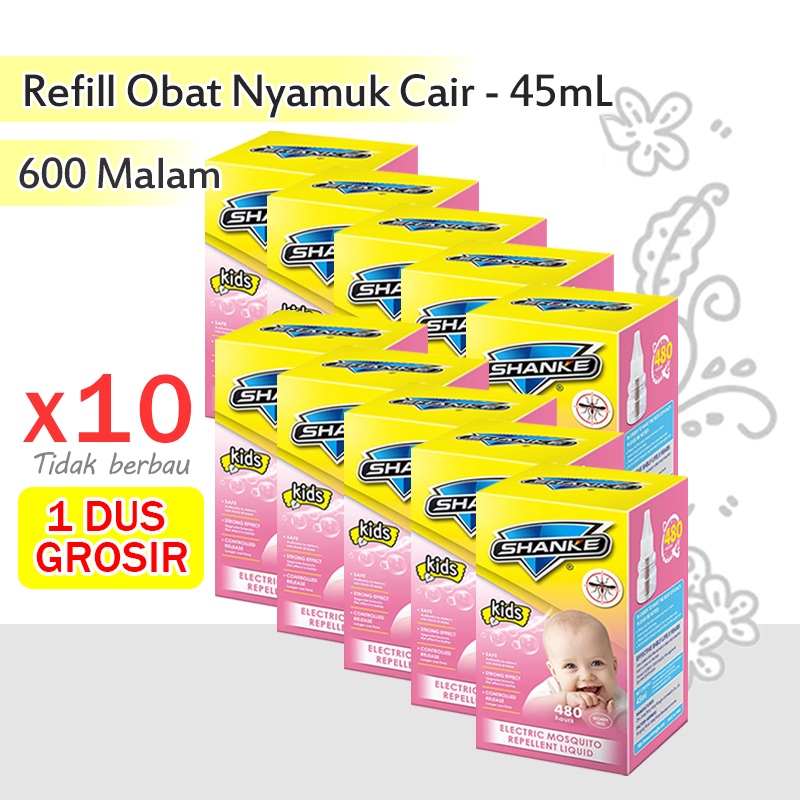 10 Botle Obat Nyamuk Elektrik Cairan / Refill Anti Nyamuk Aman Untuk Bayi
