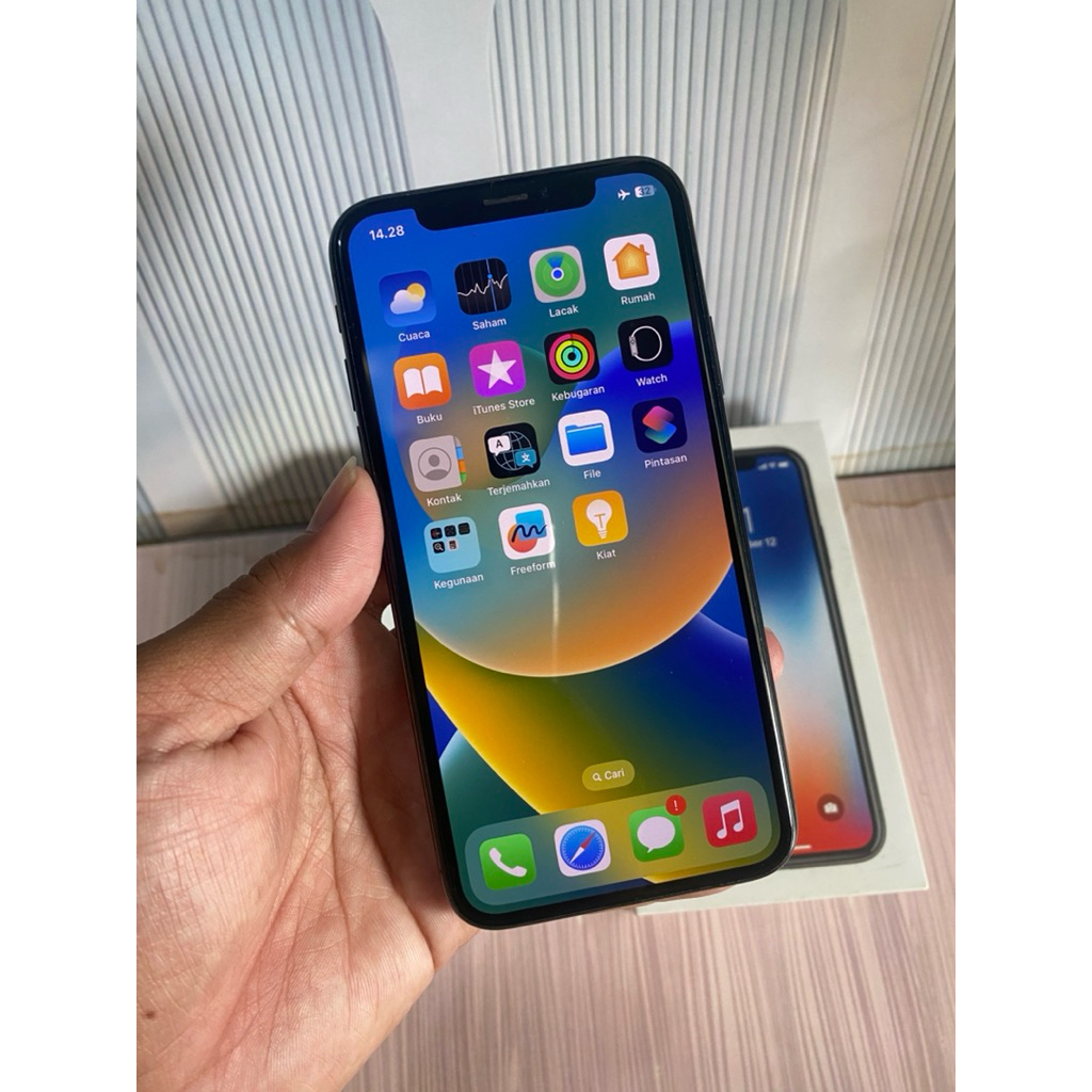 IPHONE X 256 GB RESMI IBOX FULLSET