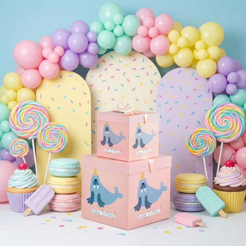 Kotak Kado Karakter / Gift Box Ulang Tahun Anak / Box Kado Birthday / Kotak Kado Ultah / Kotak Hadia