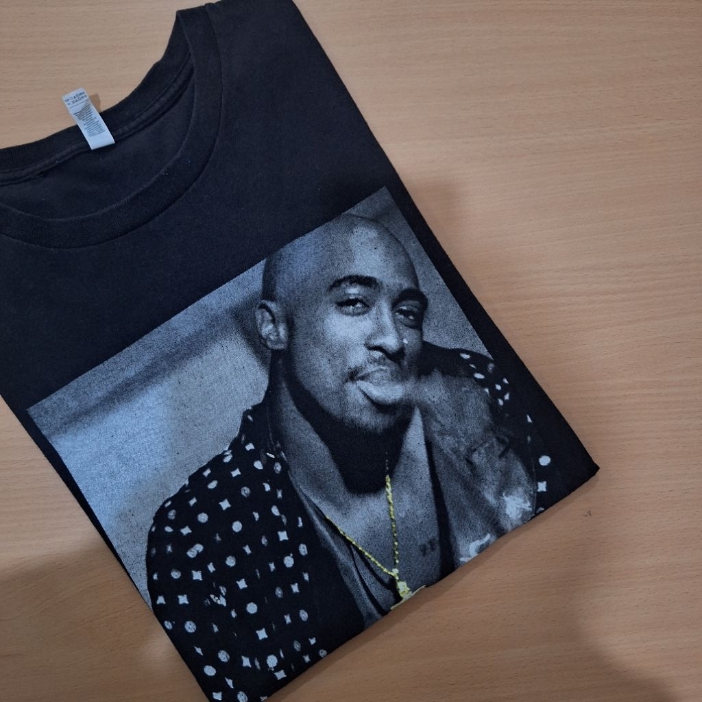 vintage kaos hiphop rap 2pac