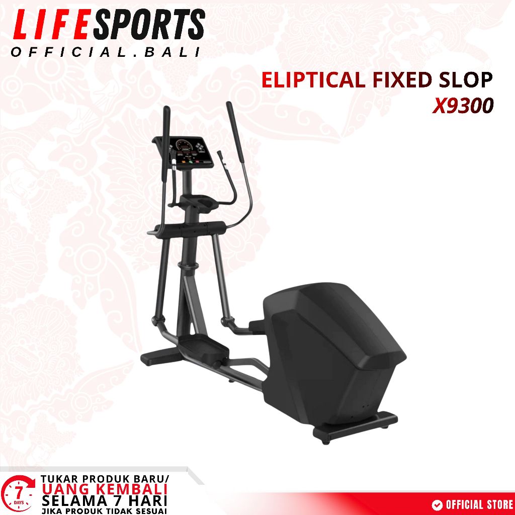 LIFESPORTS NEW Olahraga Fitness Crosstrainer Elliptical Fixed Slope X9300 DHZ Cardio Series
