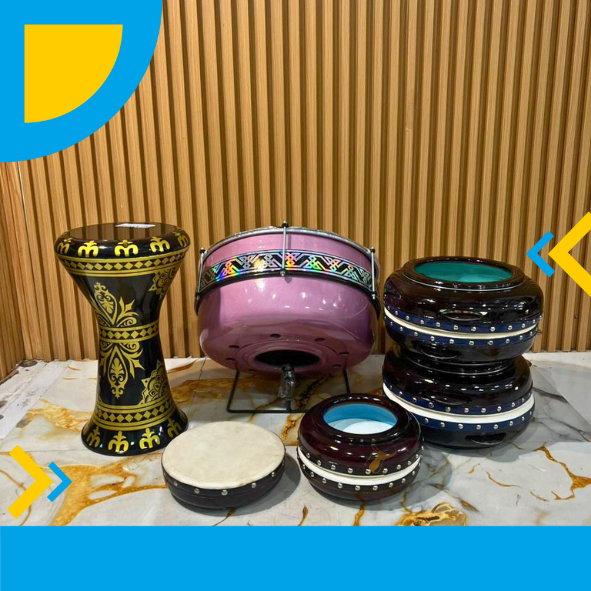 Set Alat Hadroh Premium Jepara  Rebana Hadroh Terbangan Darbuka Bass Hadroh Marawis Sholawat