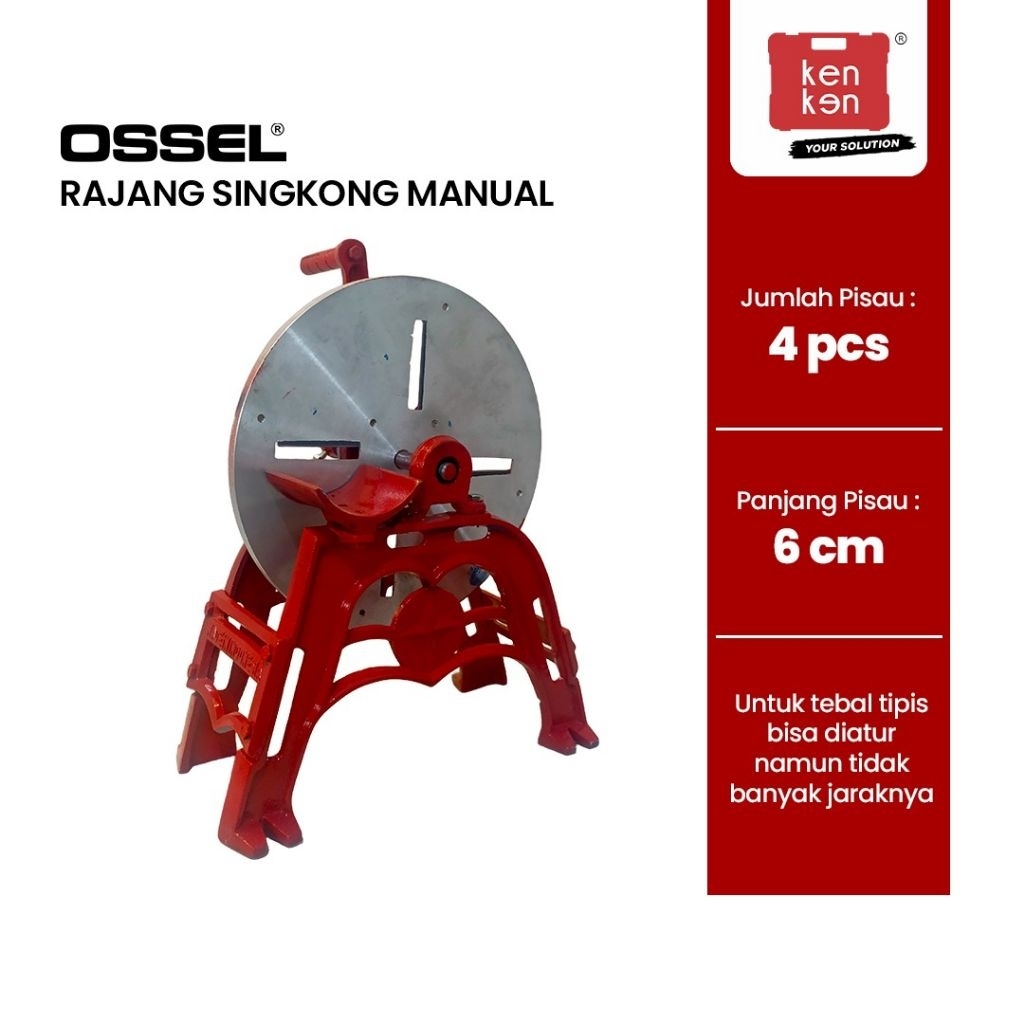 Ossel - Alat Rajang Singkong Pemotong Keripik Singkong Iris Keripik Singkong Perajang Sayur Buah