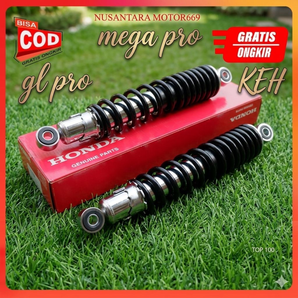 Shock breaker belakang ori honda Mega Pro -  GL Pro KEH 900
