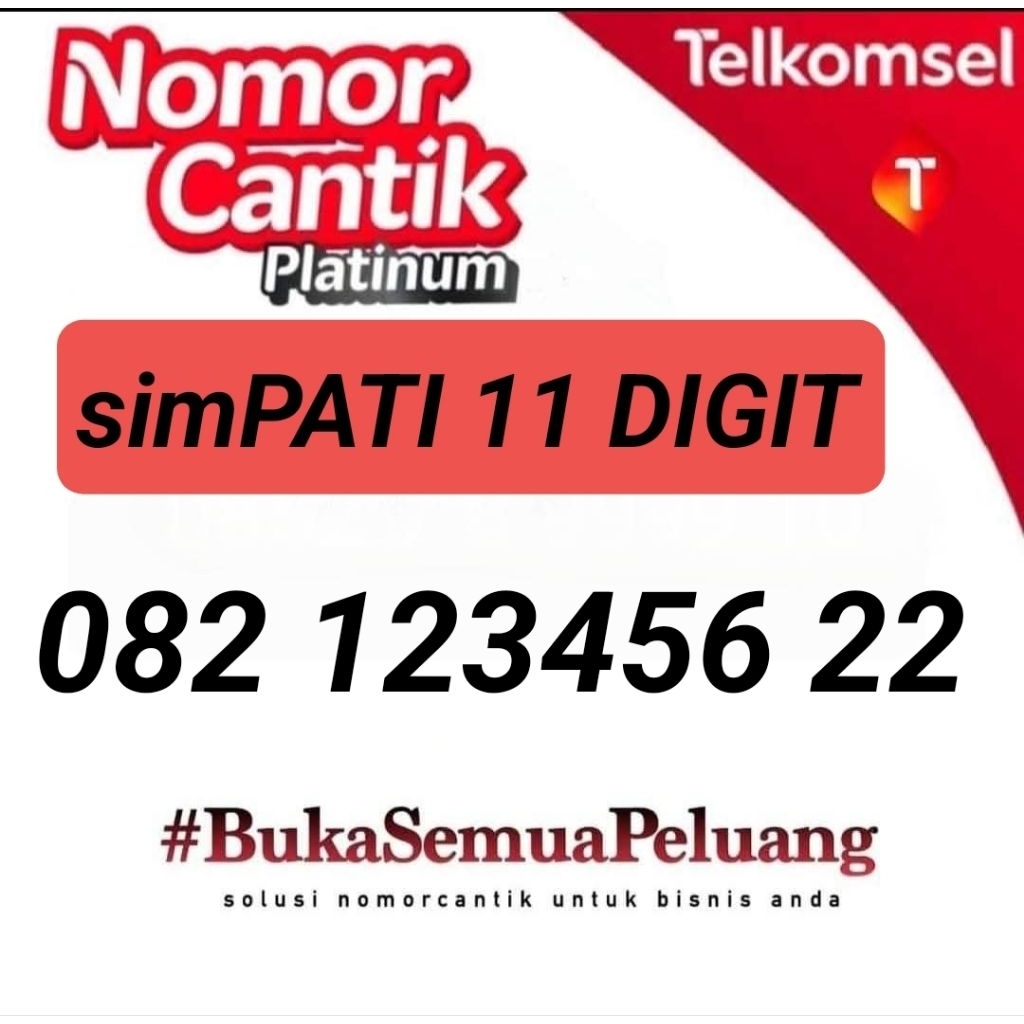 NOMOR CANTIK TELKOMSEL 11 DIGIT 082 123456 22 NOMOR CANTIK SIMPATI