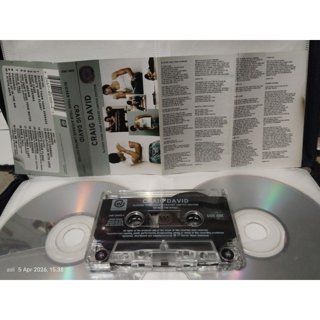 kaset pita craig david // slicker than your average limited edition