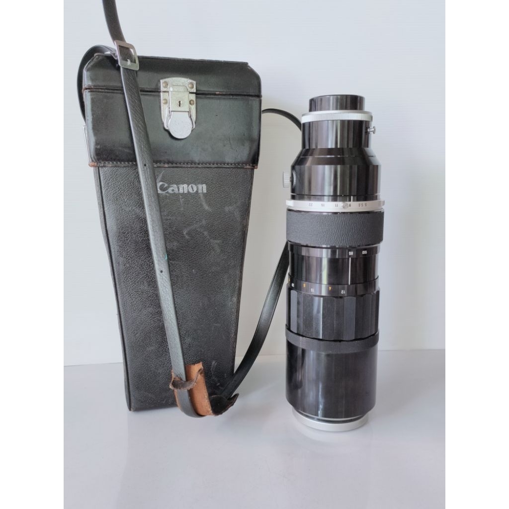 Lensa kamera SLR vintage Canon Zoom Lens FL 85-300mm f5 Canon FD mount japan vintage lensa tele lawa