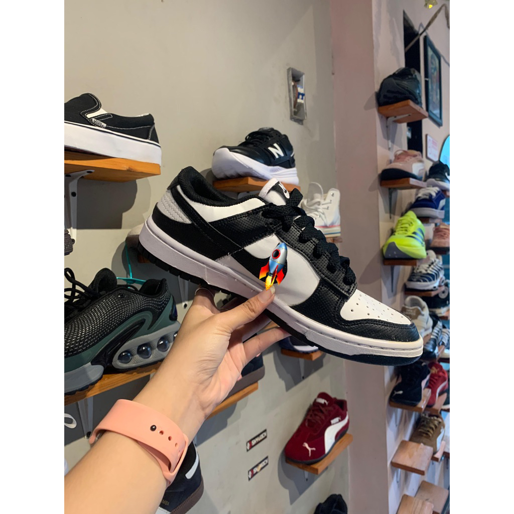 SEPATU BLACK WHITE / SEPATU CEWE COWO / SEPATU KEREN