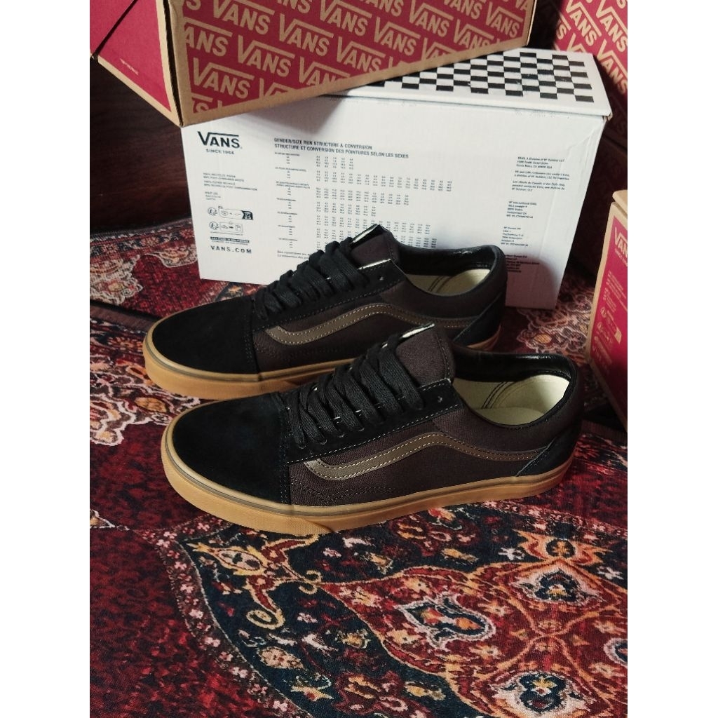 Vans Old Skool Black Gum Resmi GMG