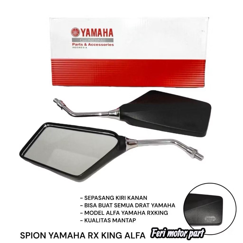 Spion standard RXKing ori Yamaha Original spion RXKing Alfa RX king Rxs mirror champ RXKing spion k.