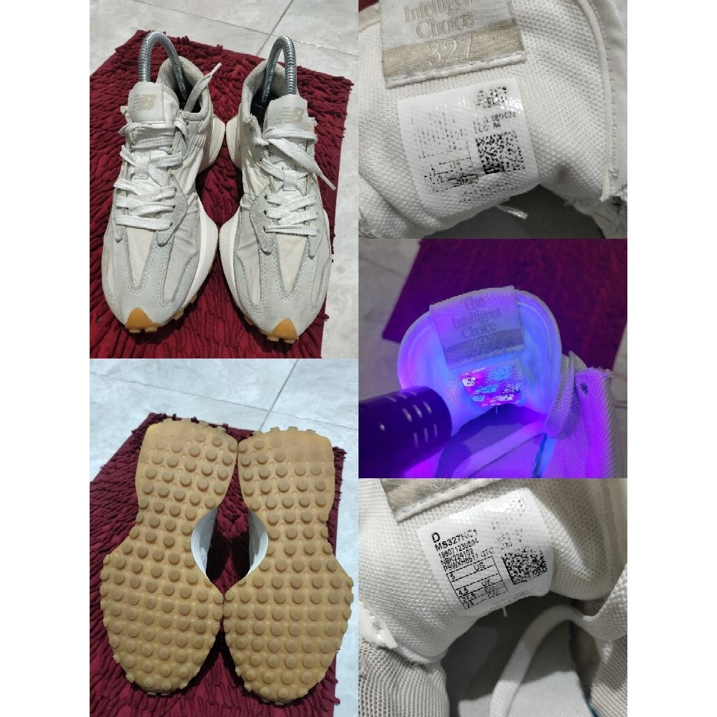 Sepatu Preloved Second Original NB New Balance 327 Size 37