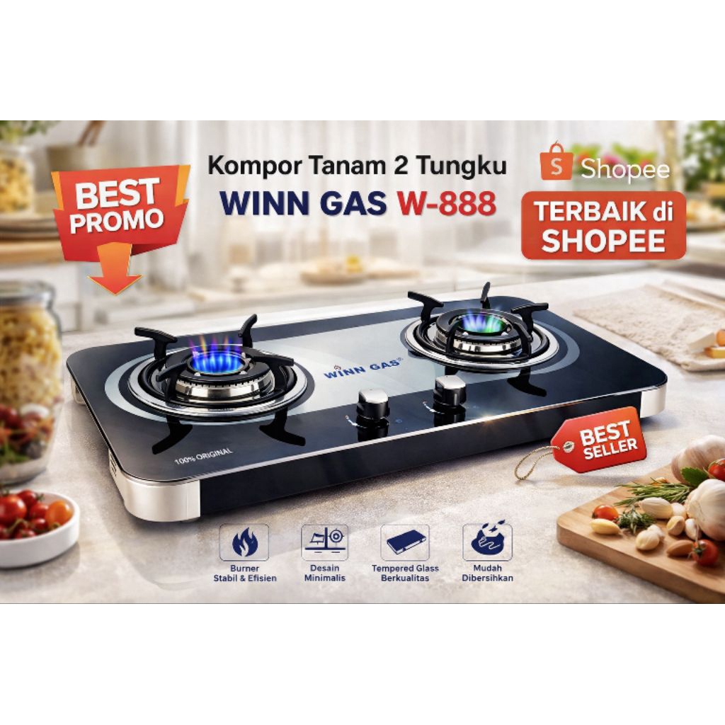 kompor tanam Winn Gas W-888