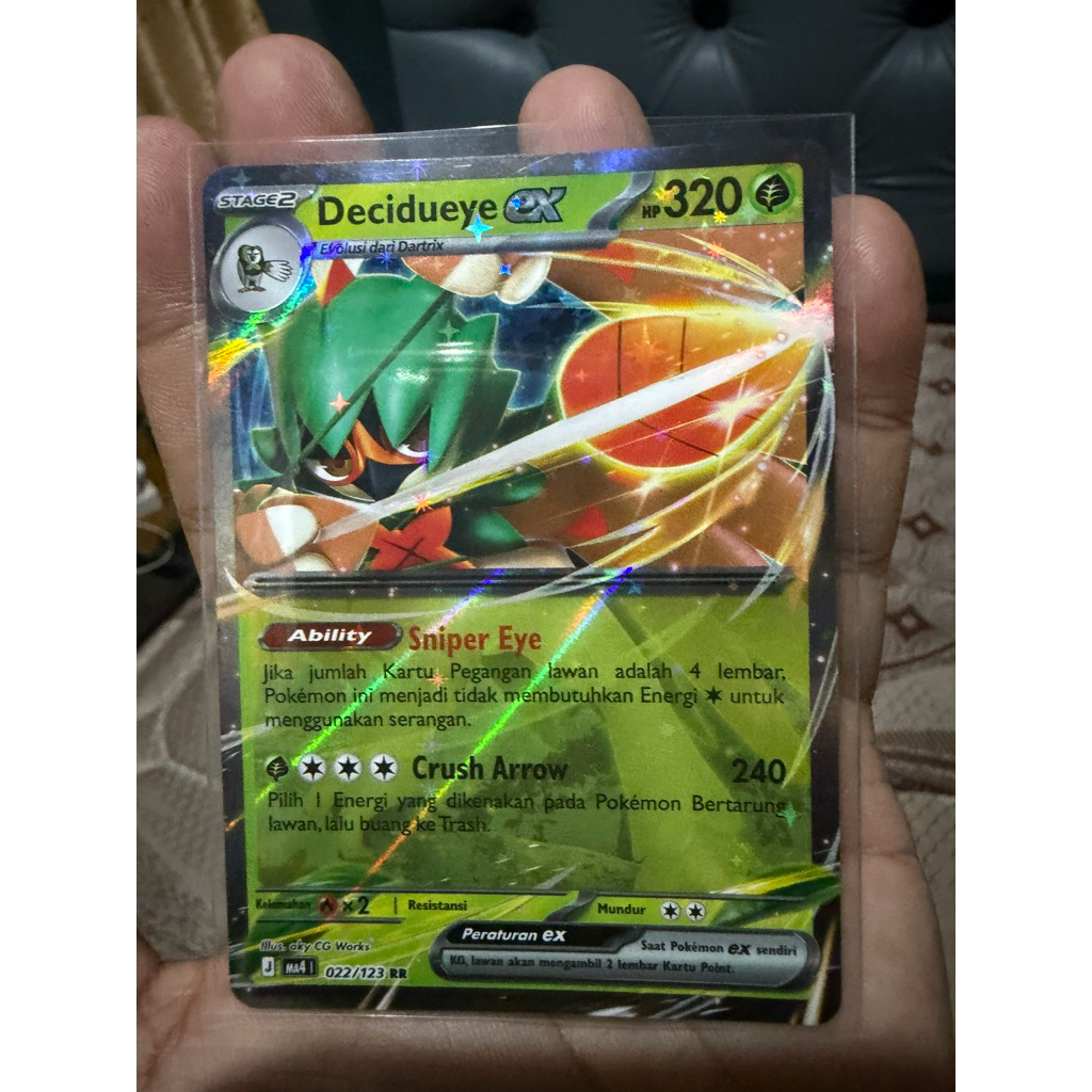 Kartu Pokemon Decidueye EX RR