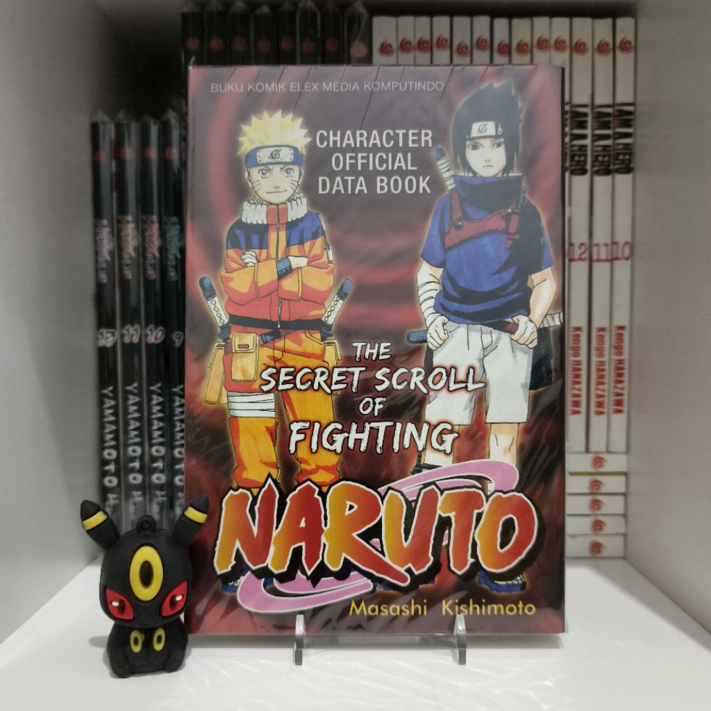 Komik Naruto Character Official Data Book: The Secret Scroll Of Fighting (RARE)