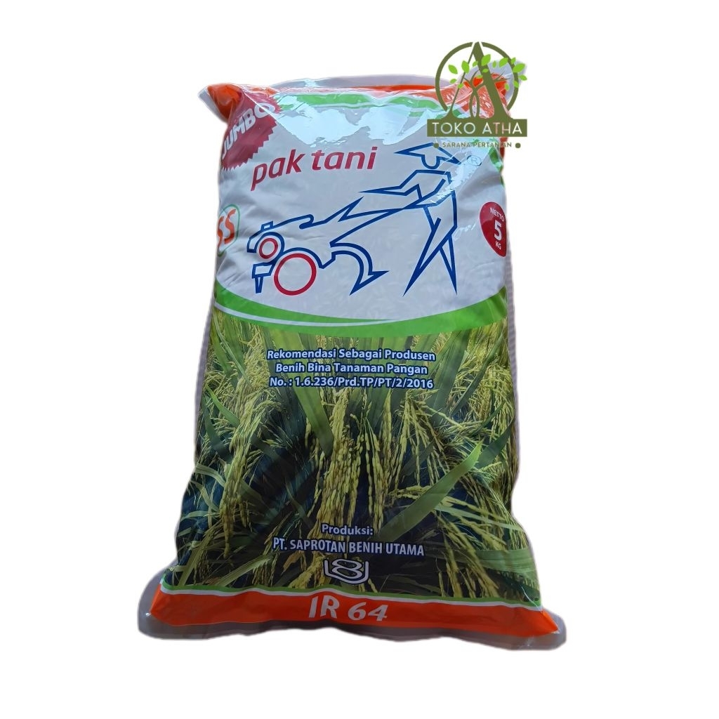 Benih Padi IR 64 Jumbo Pak Tani 5kg