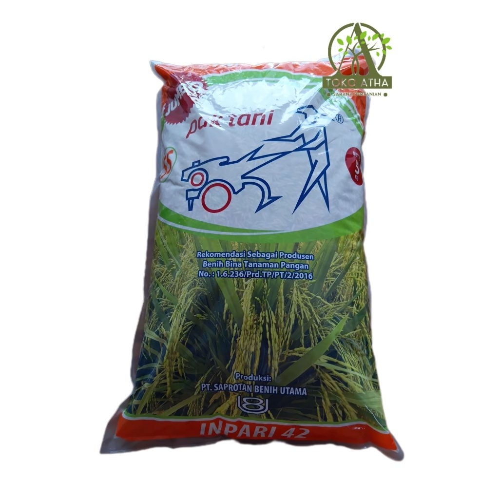 Benih Padi Inpari 42 Jumbo Pak Tani 5kg