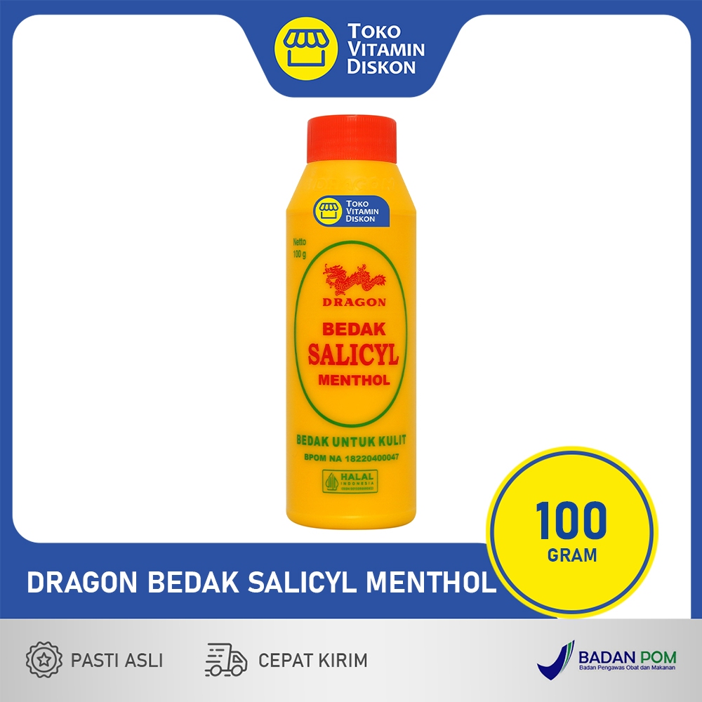 DRAGON BEDAK SALICYL MENTHOL 100 GR | BEDAK GATAL, MEREDAKAN GATAL-GATAL